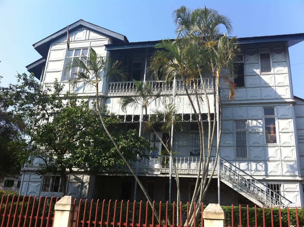 Historic street in Maputo Baixa
