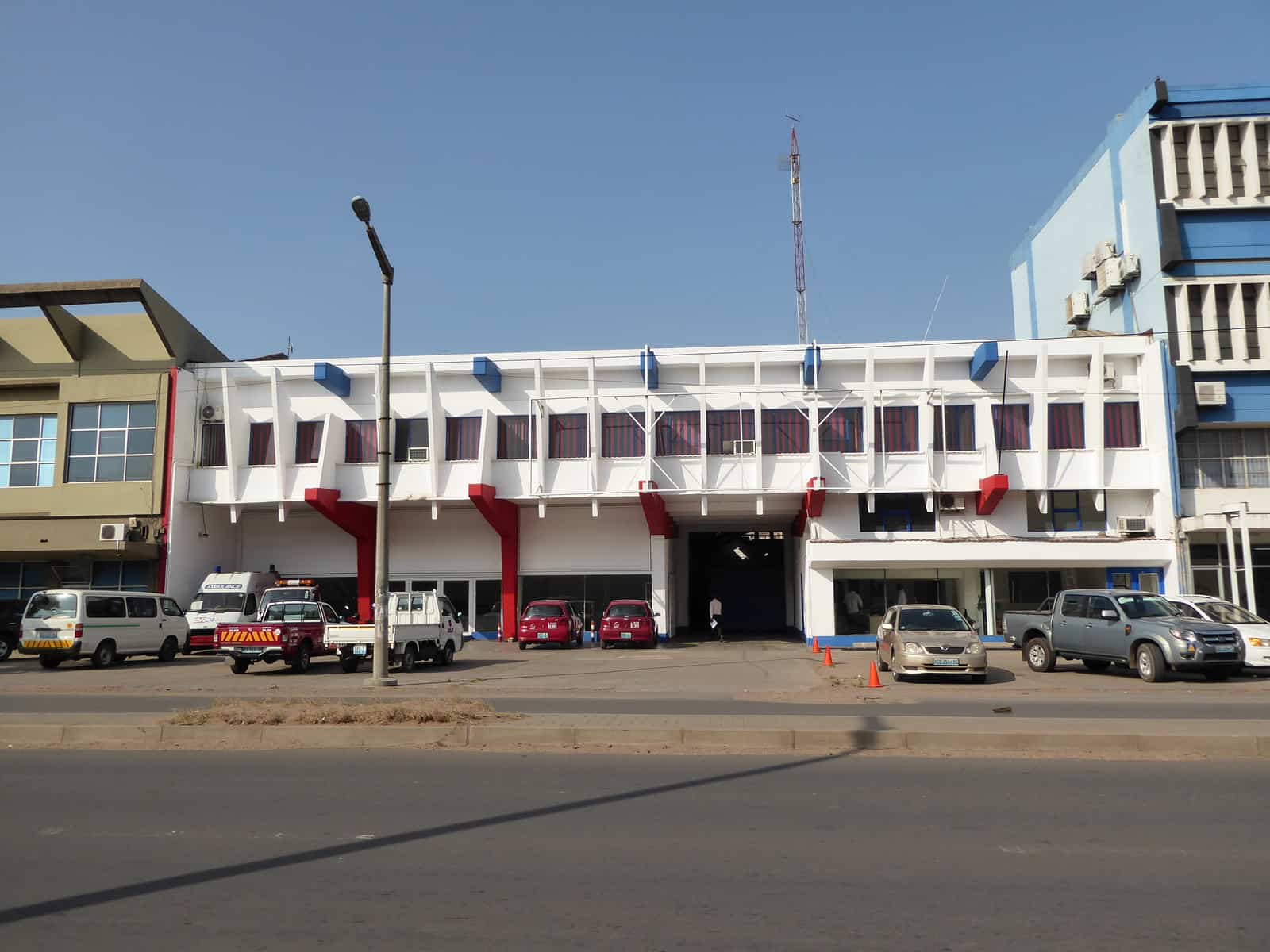 Antennas on a Maputo building