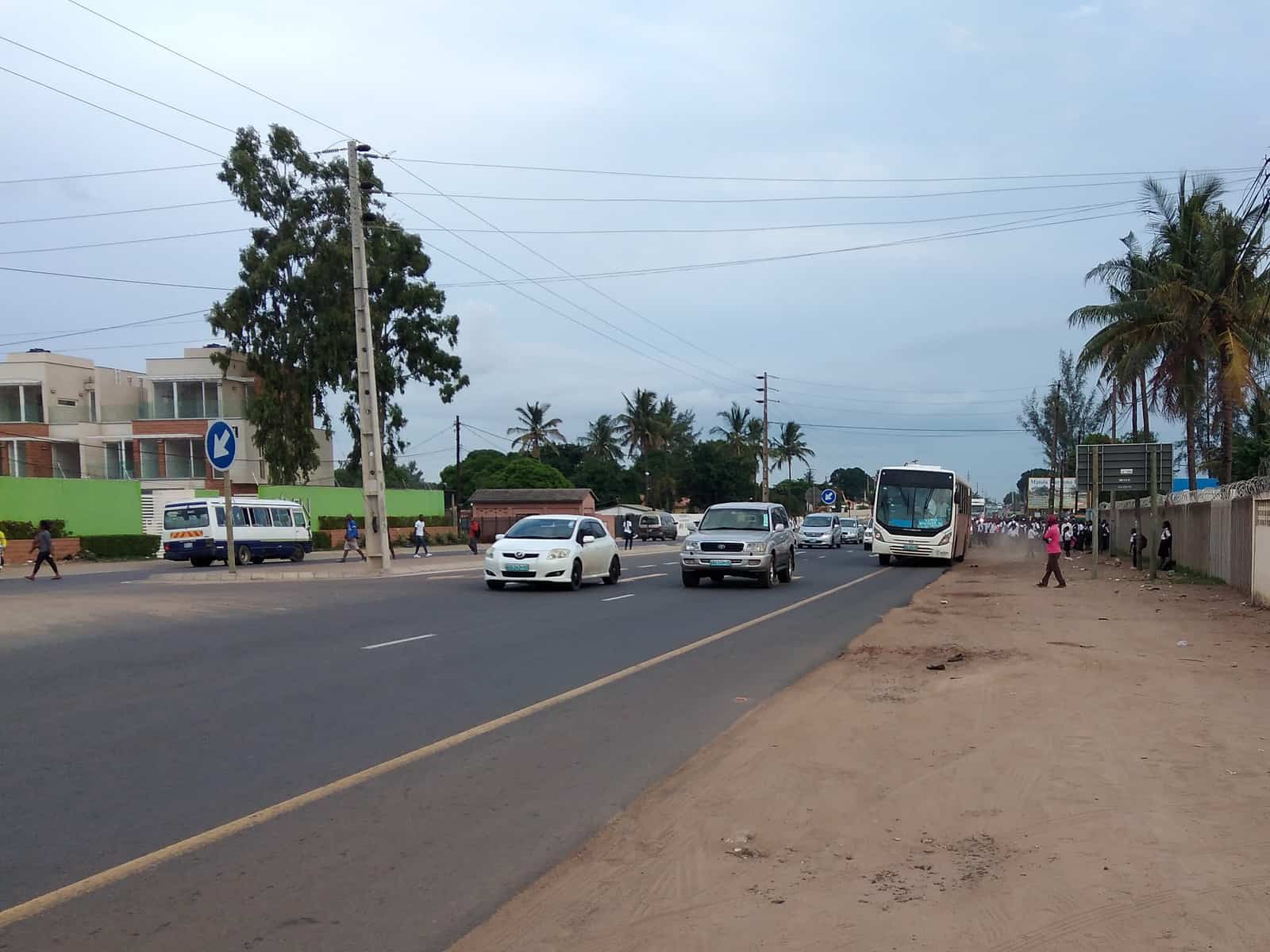 Urban bus in Mozambique