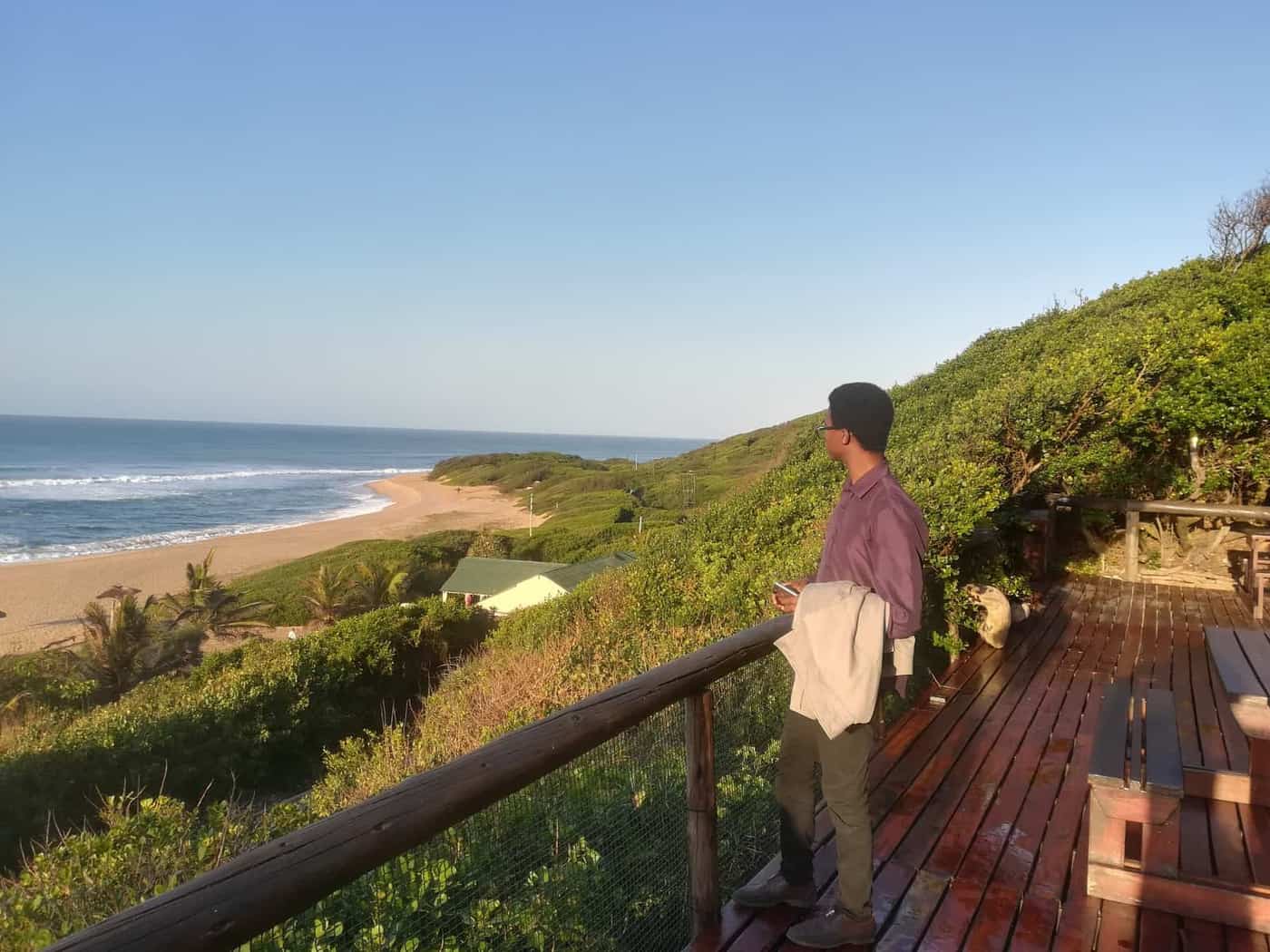Beach and coastal vegetation at Chongoene, Xai-Xai