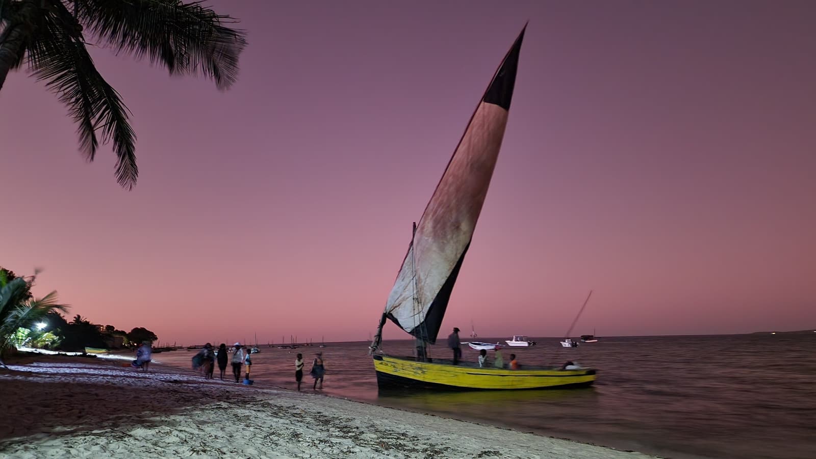 Boat at Vilanculos for island trips