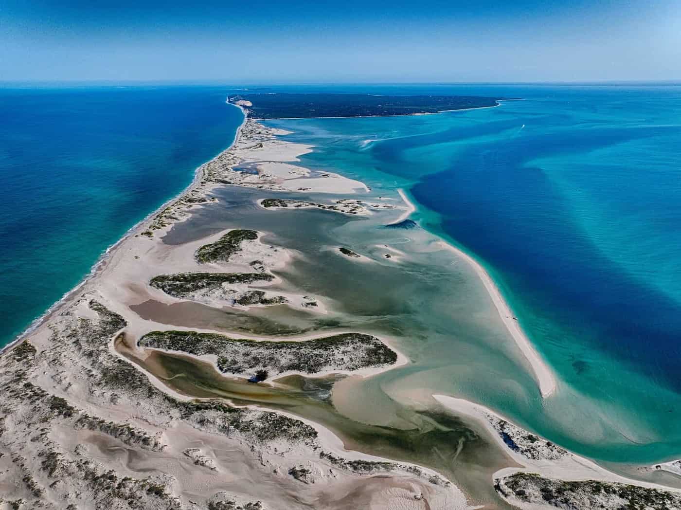Benguerra Island from the air