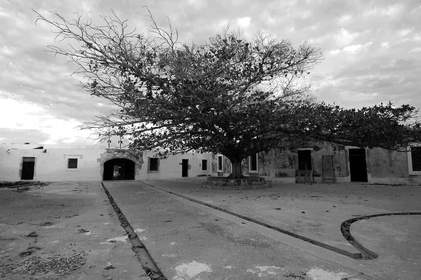 Courtyard of São João Baptista Fortress on Ibo Island