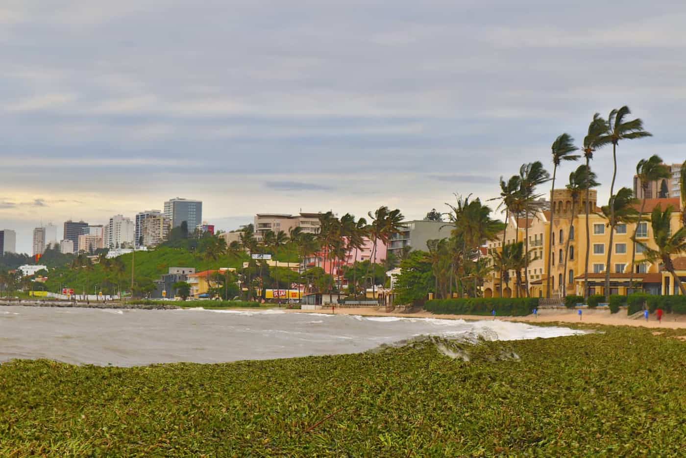 Beach and bay along Maputo’s waterfront