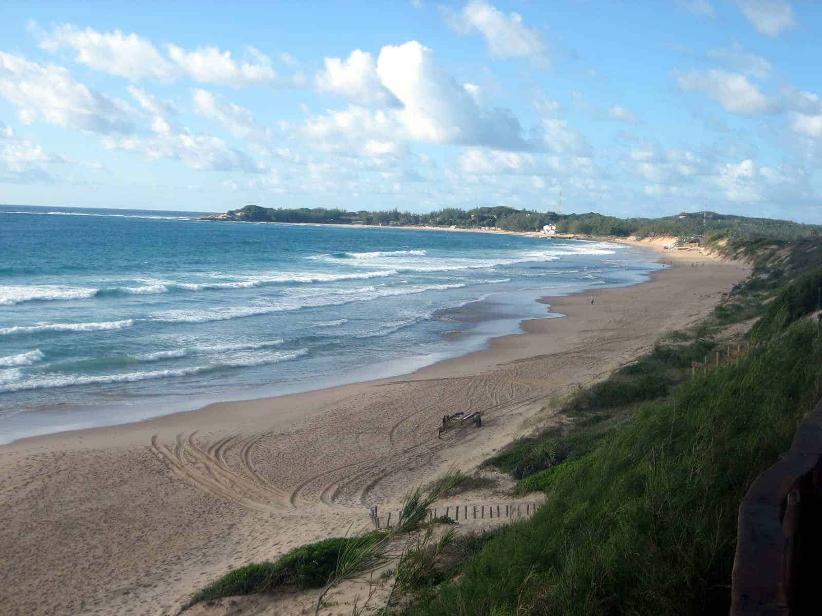 Beach and bay view at Tofo